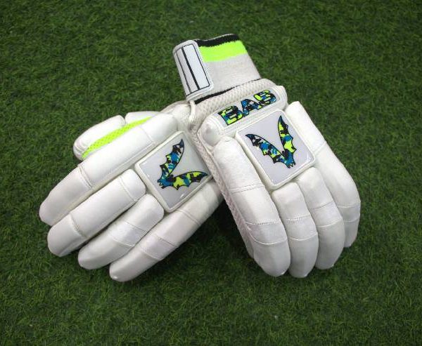 BAS Vampire Pro Batting Gloves – Limited Edition (White & Green)