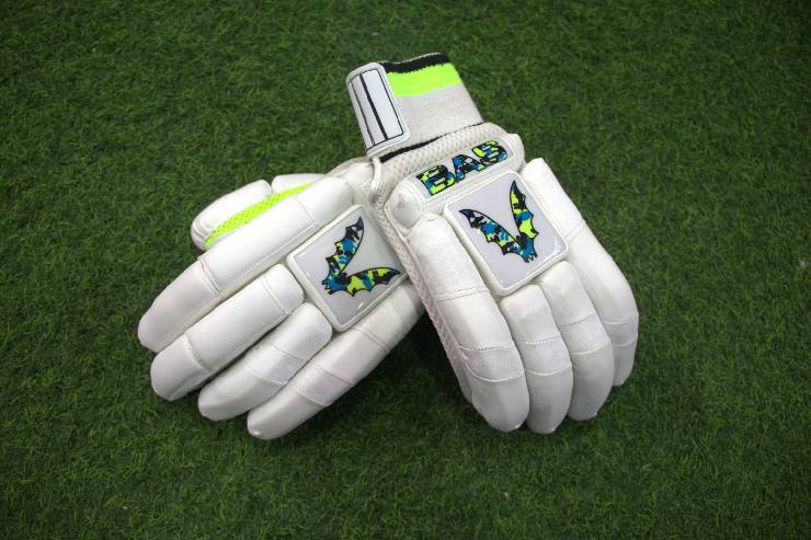 BAS Vampire Pro Batting Gloves – Limited Edition (White & Green)