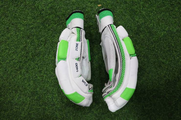SS EVA 1400 Batting Gloves – Green & White