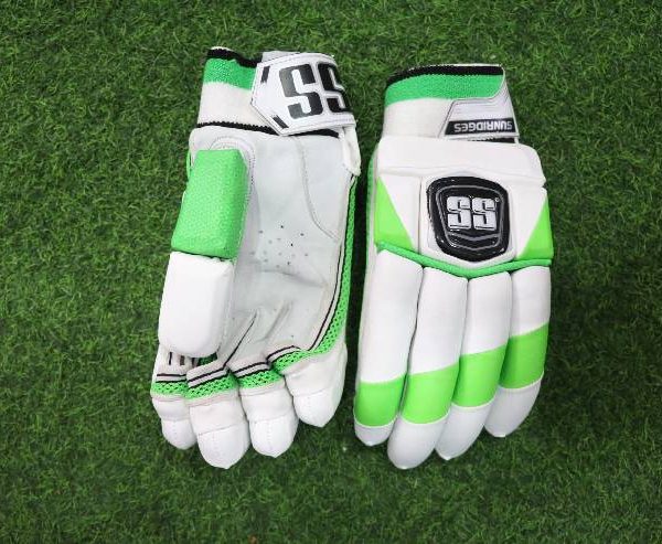SS EVA 1400 Batting Gloves – Green & White