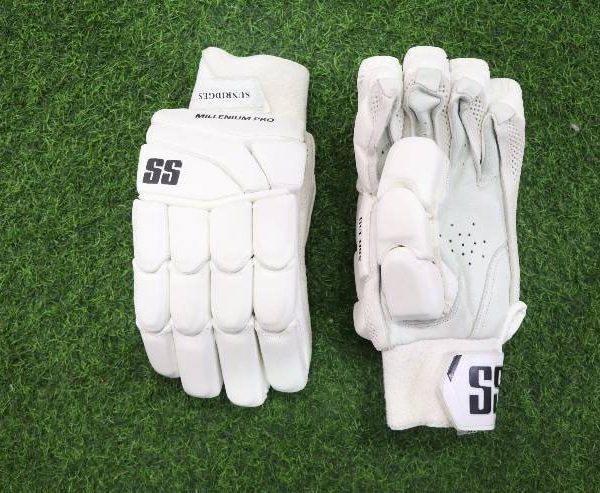 SS Millennium Pro Batting Gloves – White